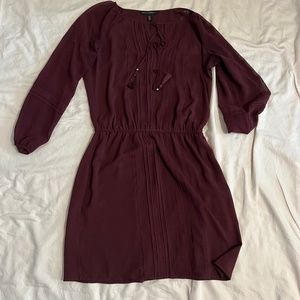 Burgundy Dress White House Black Market